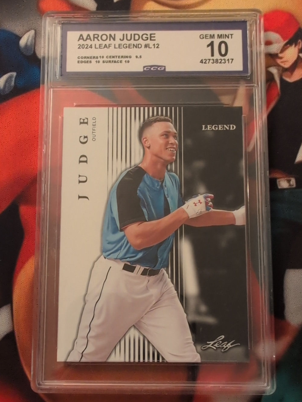 Aaron Judge 2024 Leaf Legend #L12 GEM MINT 10
